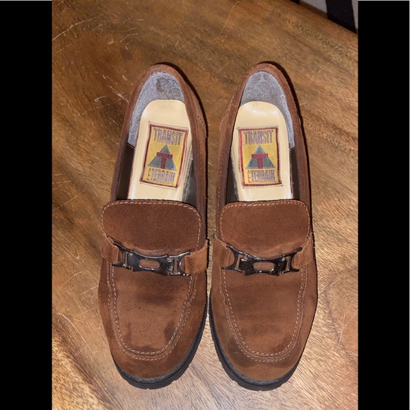 suede brown clogs - Picture 2 of 3